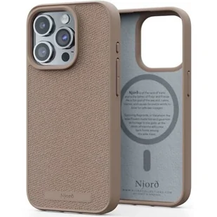 Njord byELEMENTS Fabric Etui z tkaniny do iPhone 15 Pro z MagSafe - Piaskowy róż - Etui i futerały do telefonów - miniaturka - grafika 1