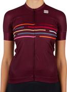 Pozostała odzież dla rowerzystów - Sportful Sportful Vélodrome Short Sleeve Jersey Women, red wine S 2021 Koszulki kolarskie 1121032-605-  S - miniaturka - grafika 1