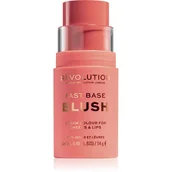 Róże do policzków - Makeup Revolution London London Fast Base Blush róż 14 g Bare - miniaturka - grafika 1