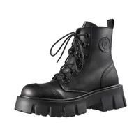 Botki damskie - trzewiki damskie ALTERCORE czarne (TENNER VEGAN BLACK)-36 - miniaturka - grafika 1