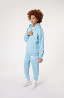 Spodnie i spodenki dla dziewczynek - Dkny spodnie dresowe bawełniane dziecięce kolor niebieski z nadrukiem - DKNY - miniaturka - grafika 1