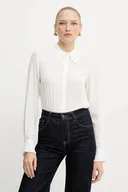 Koszule damskie - Silvian Heach koszula BISSIGA damska kolor biały regular z kołnierzykiem klasycznym GPA25134CA - miniaturka - grafika 1