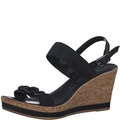 Sandały damskie - MARCO TOZZI Sandały damskie 2-28347-28, niebieski - grantowy - 38 EU - miniaturka - grafika 1