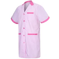Fartuchy i rękawice kuchenne - MISEMIYA Unisex fartuch laboratoryjny BZ-816, fuksja 68, XS - miniaturka - grafika 1