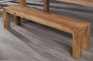 Invicta Interior ławka makassar 160 cm sheesham 15520 - Ławki do przedpokoju - miniaturka - grafika 1