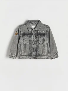 Reserved - Kurtka jeansowa - szary - Kombinezony dla dzieci - miniaturka - grafika 1