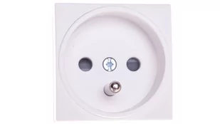 Hager Polo Systo Gniazdo pojedyncze biały z PE 15A IP20 z uziemieniem 45x45mm samozaciski WS100 WS100 - Gniazdka elektryczne - miniaturka - grafika 1