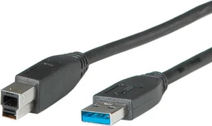 Kabel USB Roline USB-A - 0.8 m Czarny (JAB-1145053) - Kable USB - miniaturka - grafika 1