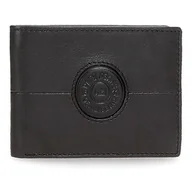 Portfele - Pepe Jeans Cracker Portfel Poziomy z Portmonetką Czarny 11,5x8x1 cms Skóra, czarny, Talla única, Portfel poziomy z portmonetką - miniaturka - grafika 1