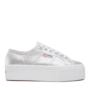 Tenisówki Superga 2790 Lame S61174W Srebrny - Trampki damskie - miniaturka - grafika 1