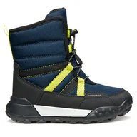 Buty dla chłopców - Śniegowce Geox J Trekkyup B Abx J46MBC 08V50 C0749 S Granatowy - miniaturka - grafika 1