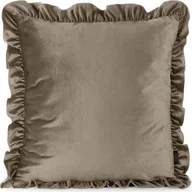 Poszewki na poduszki - Poszewka EUROFIRANY Brenda 45 x 45 cm Beżowy - miniaturka - grafika 1