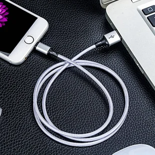 Wozinsky Kabel przewód USB - Lightning 2,4A 1m biały WUC-L1W - Kable USB - miniaturka - grafika 8