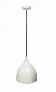 Lampy sufitowe - Candellux Lampa Wisząca Ystad 220Mm 1 Biały 50101269 - miniaturka - grafika 1