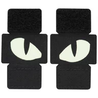 Odzież taktyczna i umundurowanie - Naszywka M-Tac Tiger Eyes Laser Cut (para) - Black (51140002) - miniaturka - grafika 1