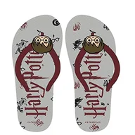 Biustonosze - CERDÁ LIFE'S LITTLE MOMENTS - Unisex klapki z nadrukiem Harrego Pottera i dodatkowy biustonosz na piętę, gumowa podeszwa EVA - oficjalna licencja Warner Bros, szary, 29 EU - miniaturka - grafika 1
