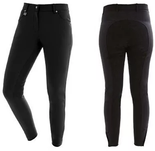 Waldhausen Bryczesy softshell ELT VAIL damskie - pełny lej - czarny - Bryczesy - miniaturka - grafika 1