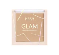 Rozświetlacze do twarzy i ciała - HEAN - GLAM HIGHLIGHTER POWDER - Wielofunkcyjny rozświetlacz do twarzy i ciała - 7,5 g - 204 - GOLD GLOW - miniaturka - grafika 1
