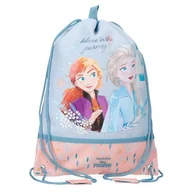 Torebki damskie - Joumma Disney Frozen Believe in The Journey Plecak Torba Niebieski 30x40 cm Poliester L, Niebieski, worek na plecak - miniaturka - grafika 1