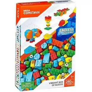 Mega Bloks Endless Building Vibrant Box of Blocks DYG89 - Klocki - miniaturka - grafika 1