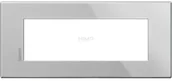 Klawisze i ramki - Axolute - ramka prostokątna AIR 6 modułów ALUMINIUM Bticino HW4806HC - miniaturka - grafika 1