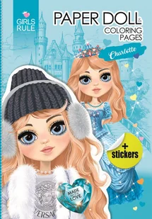 Papierowa Lalka Do Wycinania Z Naklejkami Charlotte - Zabawki kreatywne - miniaturka - grafika 1