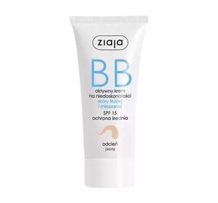 Ziaja Krem BB do skóry tłustej i mieszanej, odcień jasny, 50ml - Kremy BB - miniaturka - grafika 1