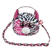 Ty Inc Fashion Zoey Cekinowa torba na ramię Zebra - Torby szkolne - miniaturka - grafika 2