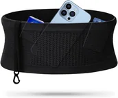 Etui i futerały do telefonów - Elastyczna Opaska do Biegania Rozmiar L czarna - miniaturka - grafika 1