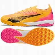 Piłka nożna - Buty Puma Ultra Ultimate Cage TT 107745-03 pomarańczowy 41 - miniaturka - grafika 1