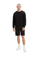 Spodenki damskie - TOM TAILOR Męskie Szorty chinosy Relaxed 1031443, 29999 - Black, 34 - miniaturka - grafika 1