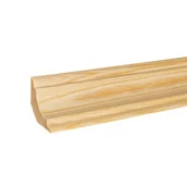 Listwy i profile - Listwa przypodłogowa wklęsła ozdobna sosna DR18 30 x 30 mm x 210 cm - miniaturka - grafika 1