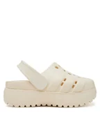 Sandały damskie - adidas Sandały adilette Platform JP7159 Beżowy - miniaturka - grafika 1