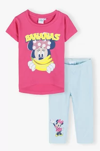 Zestaw bawełniana koszulka z leginsami Myszka Minnie - Dresy i komplety dla dziewczynek - miniaturka - grafika 1