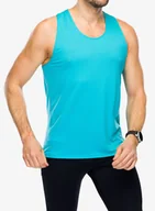 Koszulki sportowe męskie - Koszulka do biegania Salomon Sense Aero Singlet - peacock blue - miniaturka - grafika 1