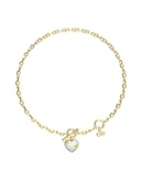 Naszyjniki - Guess Naszyjnik JUBN04 494JW Złoty - miniaturka - grafika 1