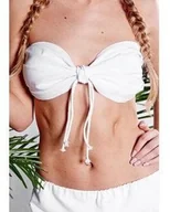 Bielizna sportowa damska - Biustonosz na saunę ALMASI w 100% naturalna bawełna Yeye Biały L - miniaturka - grafika 1