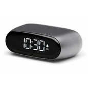 Wyposażenie pokoiku dziecięcego - Budzik LEXON Minut Mini Szary - miniaturka - grafika 1