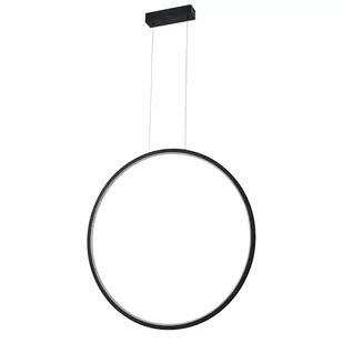 Wisząca lampa pierścieniowa Loop PL0119-65-BK Yaskr LED 28W 3000K IP44 czarna - Lampy sufitowe - miniaturka - grafika 1