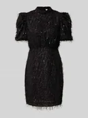 Sukienki - Sukienka koktajlowa ze stójką model ‘ILZA’ - miniaturka - grafika 1