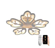 Lampy sufitowe - Brilagi - LED Ściemnialny żyrandol natynkowy TWIST LED/80W/230V 3000-6500K biały + pilot - miniaturka - grafika 1