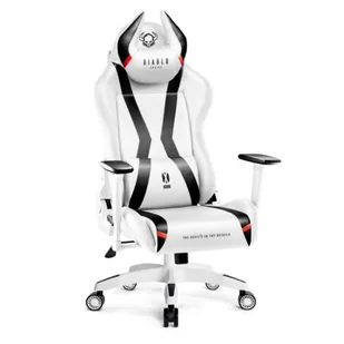 Diablo Chairs X-Horn 2.0 XL biało-czarny - Fotele gamingowe - miniaturka - grafika 1