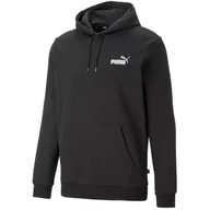 Bluzy męskie - Bluza sportowa męska Puma ESS+ 2 Col Small Logo Hoodie FL - miniaturka - grafika 1