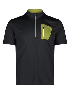 CMP Koszulka kolarska w kolorze czarnym - Koszulki sportowe męskie - miniaturka - grafika 1