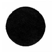 Dywany - Dywan shaggy Sydney czarny 160x160 cm koło - miniaturka - grafika 1