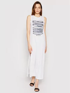 Emporio Armani Sukienka plażowa 262635 1P340 71710 Biały Regular Fit - Sukienki - miniaturka - grafika 1