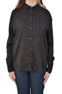 KOSZULA DAMSKA CZARNA LUŹNA LEE PLAIN SHIRT BLACK - Koszule damskie - miniaturka - grafika 1