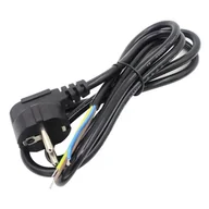 Kable - Przewód zasilający kabel czarny z wtyczką 3m 300cm - miniaturka - grafika 1