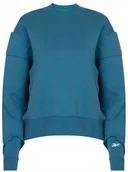 Bluzy damskie - REEBOK - BLUZA DAMSKA TS DREAMBLEND CO MIDLAYER HT6102 bluza krótki fason - miniaturka - grafika 1