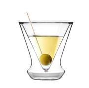 Szklanki - Vialli Design Kieliszki do martini z podwójną ścianką Soho 8937 2 x 155 ml - miniaturka - grafika 1